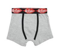 Lee Cooper, Bóxer, Niños, Niño, Niña, (6 a 16 años), Calzoncillos, Pantalones Cortos, Bóxers, Bragas, Ropa Interior para niños, Suave, Cálido, Transpirable, Modelo GLC018 Kids S2-14A, Gris