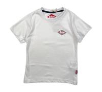 Lee Cooper, Camiseta, Niño, Niña, (4 a 14 años), Polo, Camiseta sin Mangas, Camisa, Estampado, Ropa, Unisex, Niños, Deportes, Transpirable, Modelo GLC80701 TS S2-4A, Blanc
