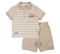 Lee Cooper, Conjunto de 2 piezas, Camiseta + Pantalones cortos, Niños, (2 a 12 años), Unisex, Niño, Niña, Suave, Lindo, Cálido, Camiseta, Sweat, Shirt, Bermuda, Short, Pant, GLC1056B 2PAC S2-3A