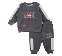 Lee Cooper, Conjunto de 2 piezas, Suéter + Joggers, Bebés, (0 a 24 meses), Unisex, Niño, Niña, Suave, Lindo, Cálido, Sudadera + Pantalón, Modelo GLC2540 JOG BB S1-3M, NOIR