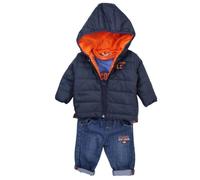 Lee Cooper Conjunto de bebé Overalls, Marina de Guerra, 3 Mes Unisex Baby