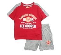 Lee Cooper Glc2124 Set S3 Conjunto Alto con bajo, Rojo, 8 años para Niños