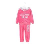 Lee Cooper Lc11664 Jog S2 Conjunto de chándal, Fucsia, 10 años para Niñas