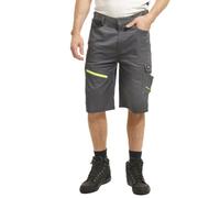 Lee Cooper LCSHO811 Ropa de Trabajo Reflectante para Hombre Pantalones Cortos Tipo Cargo con Bolsillos múltiples, Gris/Negro, 40W
