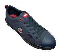 Lee Cooper LCSHOE054 Workwear SB / SRA Botas de béisbol retro, botas de seguridad unisex con diseño moderno, zapato de seguridad de trabajo, Azul Marino, 40 EU