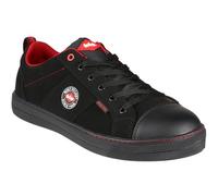 Lee Cooper LCSHOE054 Workwear SB / SRA Botas de béisbol retro, botas de seguridad unisex con diseño moderno, zapato de seguridad de trabajo, Negro, 38 EU