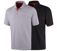 Lee Cooper LCTS011 Polo de piqué para Hombre