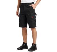 Lee Cooper Pantalón Corto Trabajo Hombre Cargo - Workwear Short Resistente Multi Bolsillos Fácil Cuidado, Short Verano Ligero Triple Costura Capri (Negro, 44W)