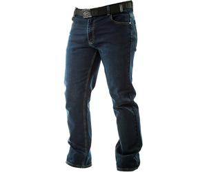 Lee Cooper Pantalones LCPNT219 Pantalones de trabajo vaqueros elásticos para hombre Azul W40-L32