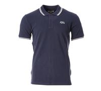 Lee Cooper Polo Blanco/Marina Hombre Opan554, azul marino, M