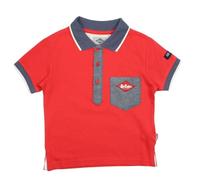 Lee Cooper Polo Garçon Camisa, Rojo, 10 Años para Niños