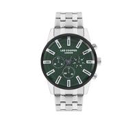 Lee Cooper Reloj analógico con esfera verde para hombre-LC07879.370, Verde
