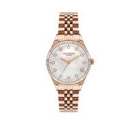 Lee Cooper Reloj analógico para mujer, esfera blanca, LC07310.420, color blanco, blanco