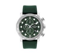 Lee Cooper Reloj de movimiento para hombre JP15-B con pantalla multifunción y correa de metal - LC07631.377, verde, correa, Correa