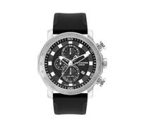 Lee Cooper Reloj de movimiento para hombre JP15-B, pantalla multifunción y correa de metal, LC07631.351, color negro, correa, Correa