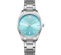 Lee Cooper Reloj de Movimiento PC21S2M para Mujer, Pantalla analógica y Correa de Metal - LC08014.380, Color Azul, Azul, Pulsera