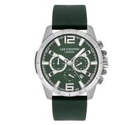 Lee Cooper Reloj de movimiento VX9JE1 para hombre, pantalla multifunción y correa de piel, LC07613.377, color negro, correa, Correa