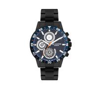 Lee Cooper Reloj de movimiento VX9NE1 para hombre, pantalla multifunción y correa de metal, LC07636.690, negro, correa, Correa