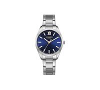 Lee Cooper Reloj para Mujer PC21S2M, Pantalla analógica y Correa de Metal, LC08014.390, Azul, Correa, Azul, Pulsera
