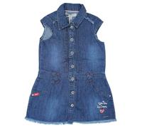 Lee Cooper Robe Fille, Vestido Casual Mujer, Bleu,