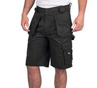 Lee Cooper Ropa de trabajo LCSHO810 Durable tejido flexible cómodo trabajo seguridad cargo pantalones cortos de los hombres, Negro, 40W