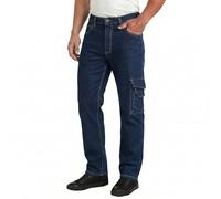 Lee Cooper LCPNT239 Ropa de trabajo hombre Seguridad Vaqueros de carpintero Stretch Pantalones de trabajo, Azul, 36W / 31L