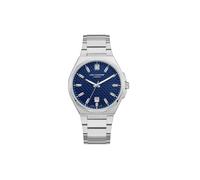 Lee Cooper VX42E12E LC08031.390 Reloj de Movimiento para Hombre Pantalla Analógica y Correa de Metal Azul, Azul, Pulsera