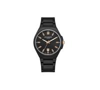 Lee Cooper VX42E12E LC08031.650 Reloj de movimiento para hombre Pantalla analógica y correa de metal Negro, Negro, Correa, Negro , pulsera