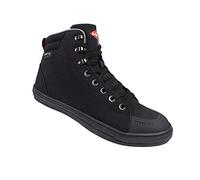 Lee Cooper Workwear Botas LCSHOE158 para mujer para hombre unisex retro Cordura Seguridad en el Trabajo de béisbol Botas SB/SRA, Negro, Tamaño 4 UK / 37 EU