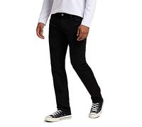 LEE DAREN ZIP FLY Pantalones para Hombre, CLEAN BLACK, 44/32 EU