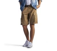 Lee Dungarees New Belted Wyoming Cargo Short Pantalones Cortos, Bourbon, 30 para Hombre