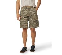 Lee Dungarees Wyoming Pantalón Corto Cargo con cinturón para Hombre, Fatigue Camo, 34