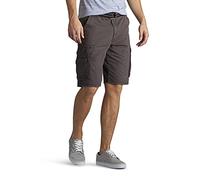 Lee Dungarees Wyoming Pantalón corto cargo para hombre con cinturón, Shiner, 30