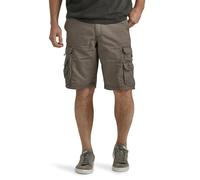 Lee Dungarees Wyoming Pantalón corto cargo para hombre con cinturón, Vapor, 34