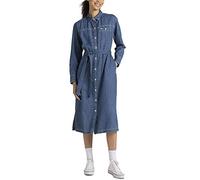 Lee Essential Dress, Vestir Mujer, Dipped Blue, Large