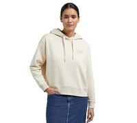 Lee Essential Hoodie Sudadera con Capucha, Blanco (Ecru), S para Mujer