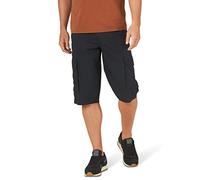 Lee Extreme Motion Cameron Cargo Short Pantalones Cortos, Union All Black, 32 para Hombre