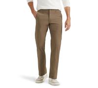 Lee Extreme Motion Flat Front Regular Straight Pant Pantalón de Corte Recto, Woodspice, 40W/30L para Hombre