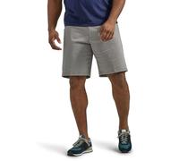 Lee, Extreme Motion, Pantalón Corto con Frente Plano para Hombre, Grande y Alto, Iron, 52 cm