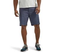 Lee, Extreme Motion, Pantalón Corto con Frente Plano para Hombre, Grande y Alto, Marino, 44