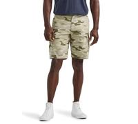Lee Extreme Motion Swope Cargo Short Pantalones Cortos, Camuflaje de Granito Caqui, 46 para Hombre