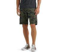 Lee Extreme Motion Swope Cargo Short Pantalones Cortos, Camuflaje Granito Verde, 40 para Hombre