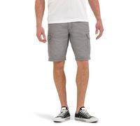 Lee Extreme Motion Swope Cargo Short Pantalones Cortos, Plateado, 32 para Hombre