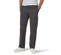 Lee Performance Series Extreme Comfort Twill Straight Fit Cargo Pant Pantis, Antracita, 38W x 30L para Hombre