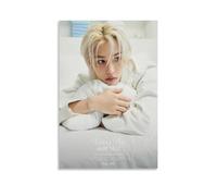 Lee Felix Stray Kids Póster Pintura Decorativa Lienzo Arte de Pared Salón Póster Dormitorio Pintura, Arte de Pared Impresión de Imagen Moderna Decoración de Habitación Familiar 08 x 12 Pulgadas (20 x