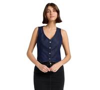 Lee Fitted Vest Camiseta, Estantería Azul, M Mujeres