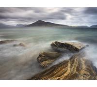 Lee Frost WDC44817 - Panel de Lienzo, 60 x 80 cm, Harris from Taransay Outer Hebrides'