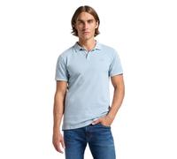 Lee Garment Dye Polo, Gris concreto, L Hombres