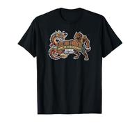 Lee Ho Fook's EST. 1980 Soho London Dragon y Hombre Lobo Camiseta