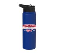 Lee Ho Fook's Restaurante chino Est. 1980 Dragón arqueado Stainless Steel Insulated Water Bottle